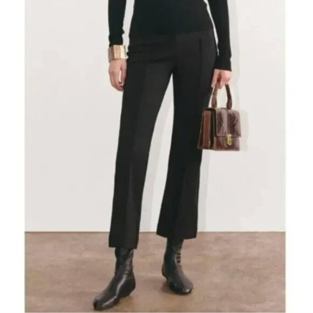 Everlane Black Boot-Cut Pants